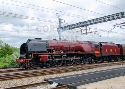 Purchase photo of 46233 DUCHESS OF SUTHERLAND at Tilehurst
