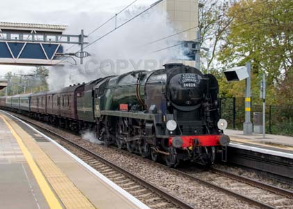 Purchase photo of 34028 EDDYSTONE at Tilehurst