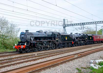Purchase photo of 44871 Black Five &  45407 THE LANCASHIRE FUSILIER at Tilehurst