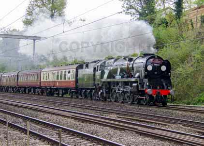 Purchase photo of 34052 LORD DOWDING (BRAUNTON) at Tilehurst