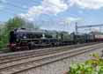 Photograph of ROYAL SCOT - 34052 LORD DOWDING (BRAUNTON) &  46100 ROYAL SCOT at Tilehurst on 05/05/17
