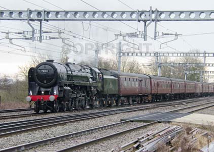 Purchase photo of 70013 OLIVER CROMWELL at Tilehurst