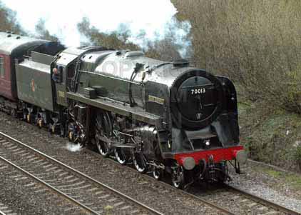 Purchase photo of 70013 OLIVER CROMWELL at Tilehurst