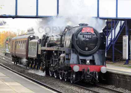 Purchase photo of 70013 OLIVER CROMWELL at Tilehurst