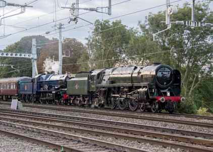 Purchase photo of 70013 OLIVER CROMWELL &  6023 KING EDWARD II at Tilehurst