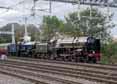 Photograph of OLIVER CROMWELL - 70013 OLIVER CROMWELL &  6023 KING EDWARD II at Tilehurst on 31/08/17