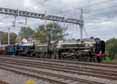 Photograph of OLIVER CROMWELL - 70013 OLIVER CROMWELL &  6023 KING EDWARD II at Tilehurst on 31/08/17