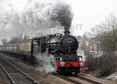 Photograph of KING EDWARD I - 6024 KING EDWARD I at Tilehurst on 12/02/12