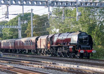 Purchase photo of 46233 DUCHESS OF SUTHERLAND at Tilehurst