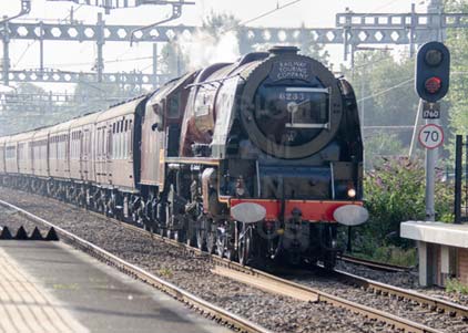 Purchase photo of 46233 DUCHESS OF SUTHERLAND at Tilehurst