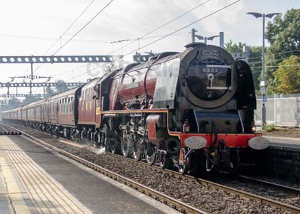 Purchase photo of 46233 DUCHESS OF SUTHERLAND at Tilehurst
