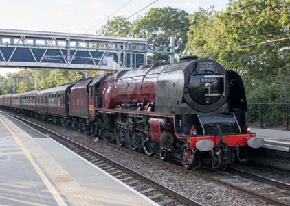 Purchase photo of 46233 DUCHESS OF SUTHERLAND at Tilehurst