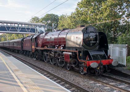 Purchase photo of 46233 DUCHESS OF SUTHERLAND at Tilehurst