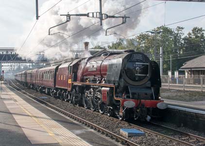 Purchase photo of 46233 DUCHESS OF SUTHERLAND at Tilehurst