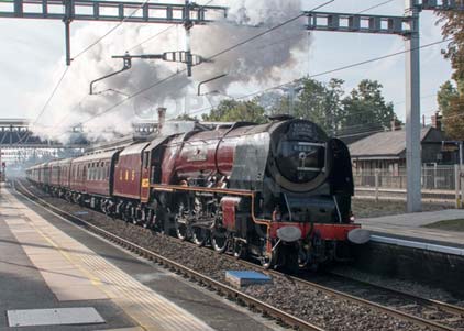 Purchase photo of 46233 DUCHESS OF SUTHERLAND at Tilehurst