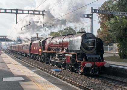 Purchase photo of 46233 DUCHESS OF SUTHERLAND at Tilehurst