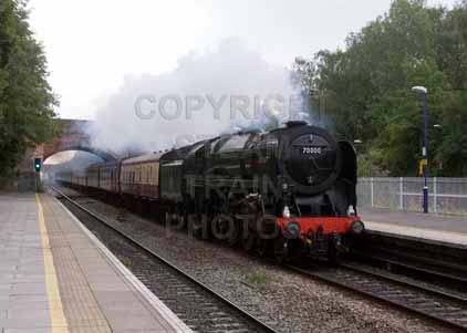Purchase photo of 70000 BRITANNIA at Twyford