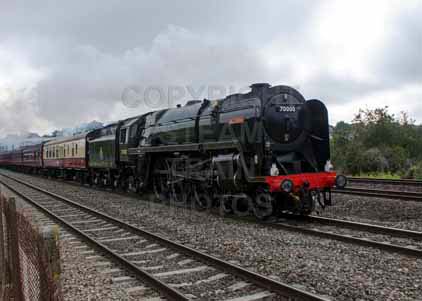 Purchase photo of 70000 BRITANNIA at Twyford