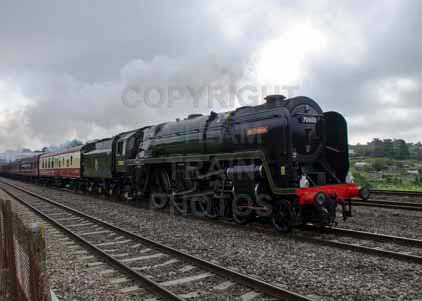 Purchase photo of 70000 BRITANNIA at Twyford