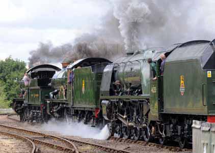 Purchase photo of 4965 ROOD ASHTON HALL,  5043 EARL OF MOUNT EDGCUMBE &  46233 DUCHESS OF SUTHERLAND at Tyseley