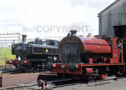 Purchase photo of 9600 0-6-0PT &  2004 Peckett 0-4-0ST No1 at Tyseley