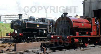 Purchase posters of 9600 0-6-0PT &amp;  2004 Peckett 0-4-0ST No1