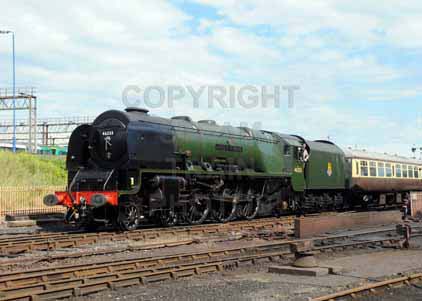 Purchase photo of 46233 DUCHESS OF SUTHERLAND at Tyseley