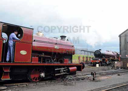 Purchase photo of 2004 Peckett 0-4-0ST No1 &  46201 PRINCESS ELIZABETH at Tyseley