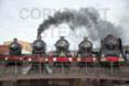 Poster ofDUKE OF GLOUCESTER - 3717 CITY OF TRURO,  4965 ROOD ASHTON HALL,  6000 KING GEORGE V,  5043 EARL OF MOUNT EDGCUMBE &  71000 DUKE OF GLOUCESTER at Tyseley on 25/10/15
