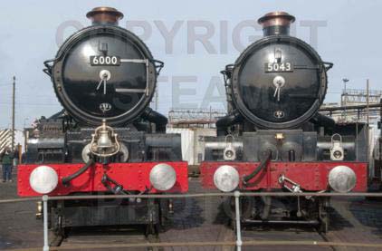 Purchase posters of 6000 KING GEORGE V &amp;  5043 EARL OF MOUNT EDGCUMBE