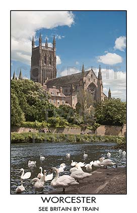 Purchase posters of Worcester Cathedral I