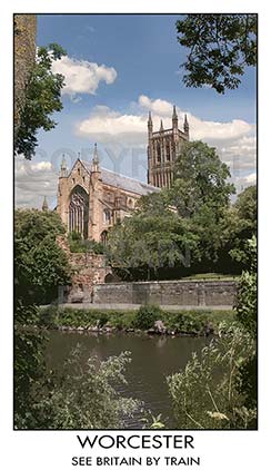 Purchase posters of Worcester Cathedral II