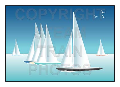 Purchase posters of Sailing I