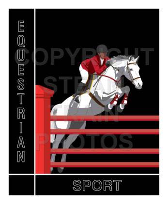 Purchase posters of Equestrian Sport I
