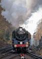 Photograph of OLIVER CROMWELL - 70013 OLIVER CROMWELL at Virginia Water on 14/12/17