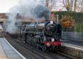 Photograph of OLIVER CROMWELL - 70013 OLIVER CROMWELL at Virginia Water on 14/12/17