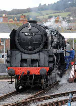 Purchase photo of 92203 BLACK PRINCE at West Somerset Railway