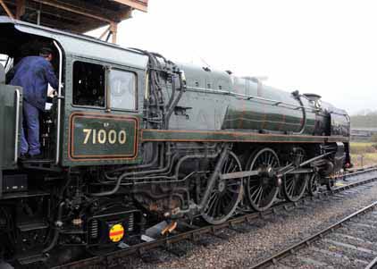 Purchase photo of 71000 DUKE OF GLOUCESTER at West Somerset Railway