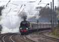 Photograph of BRAUNTON - 34046 BRAUNTON at Welham Green on 23/03/14