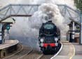 Photograph of BRAUNTON - 34046 BRAUNTON at Whitchurch on 28/11/23