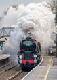 Photograph of BRAUNTON - 34046 BRAUNTON at Whitchurch on 28/11/23