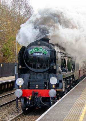 Purchase photo of 34046 BRAUNTON at Whitchurch