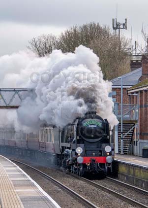 Purchase photo of 34046 BRAUNTON at Whitchurch