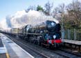 Photograph of CLAN LINE - 35028 CLAN LINE at Whitchurch on 03/12/25