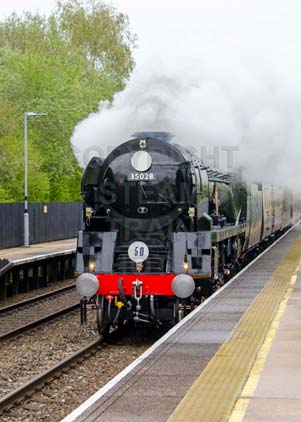 Purchase photo of 35028 CLAN LINE at Whitchurch