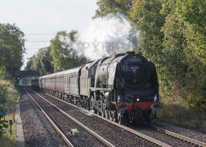 Purchase photo of 46233 DUCHESS OF SUTHERLAND at Whitchurch
