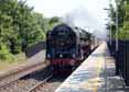 Photograph of OLIVER CROMWELL - 70013 OLIVER CROMWELL at Whitchurch on 24/07/14