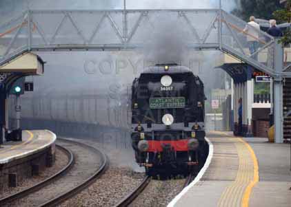 Purchase photo of 34067 TANGMERE at Whitchurch