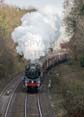 Photograph of OLIVER CROMWELL - 70013 OLIVER CROMWELL at Wilton on 19/12/17