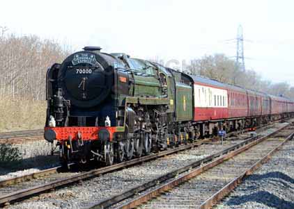 Purchase photo of 70000 BRITANNIA at Winchfield